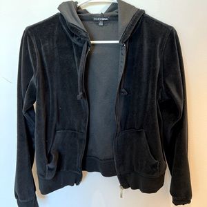 Black zip up jacket